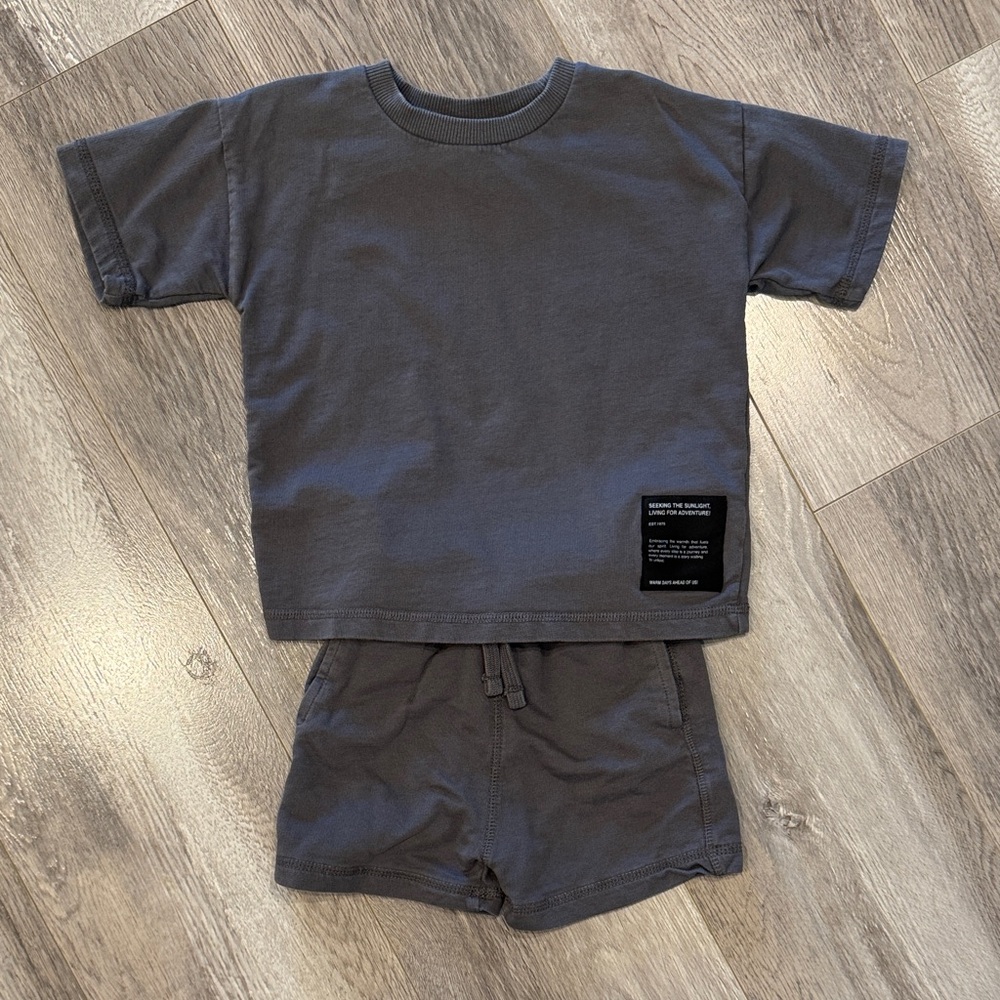 Zara Dark Grey Kid’s Jogging Set